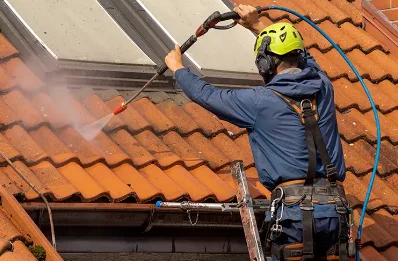 Démoussage et hydrofuge de toiture à Cruis